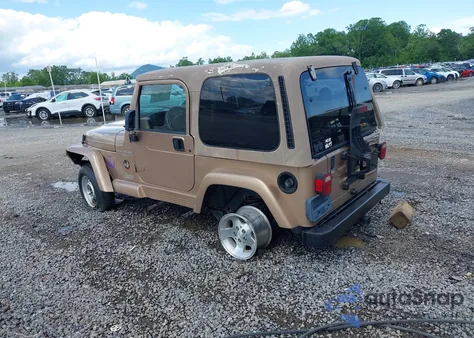 1999 Jeep Wrangler Sahara из США, поврежденный, VIN 1J4FY49S3XP407594